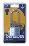 Defender 40mm Aluminium Padlock Long Shackle